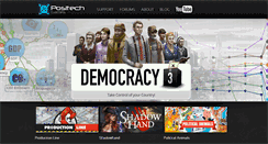Desktop Screenshot of positech.co.uk